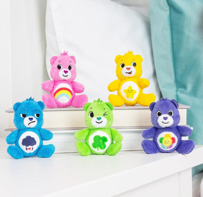 Basic Fun Care Bears, Microfelpa, paquete de 5, lindo juguete de peluche coleccionable, peluches para niños, juguetes suaves para niñas y niños, lindos osos de peluche adecuados para niñas y niños a partir de 4 años