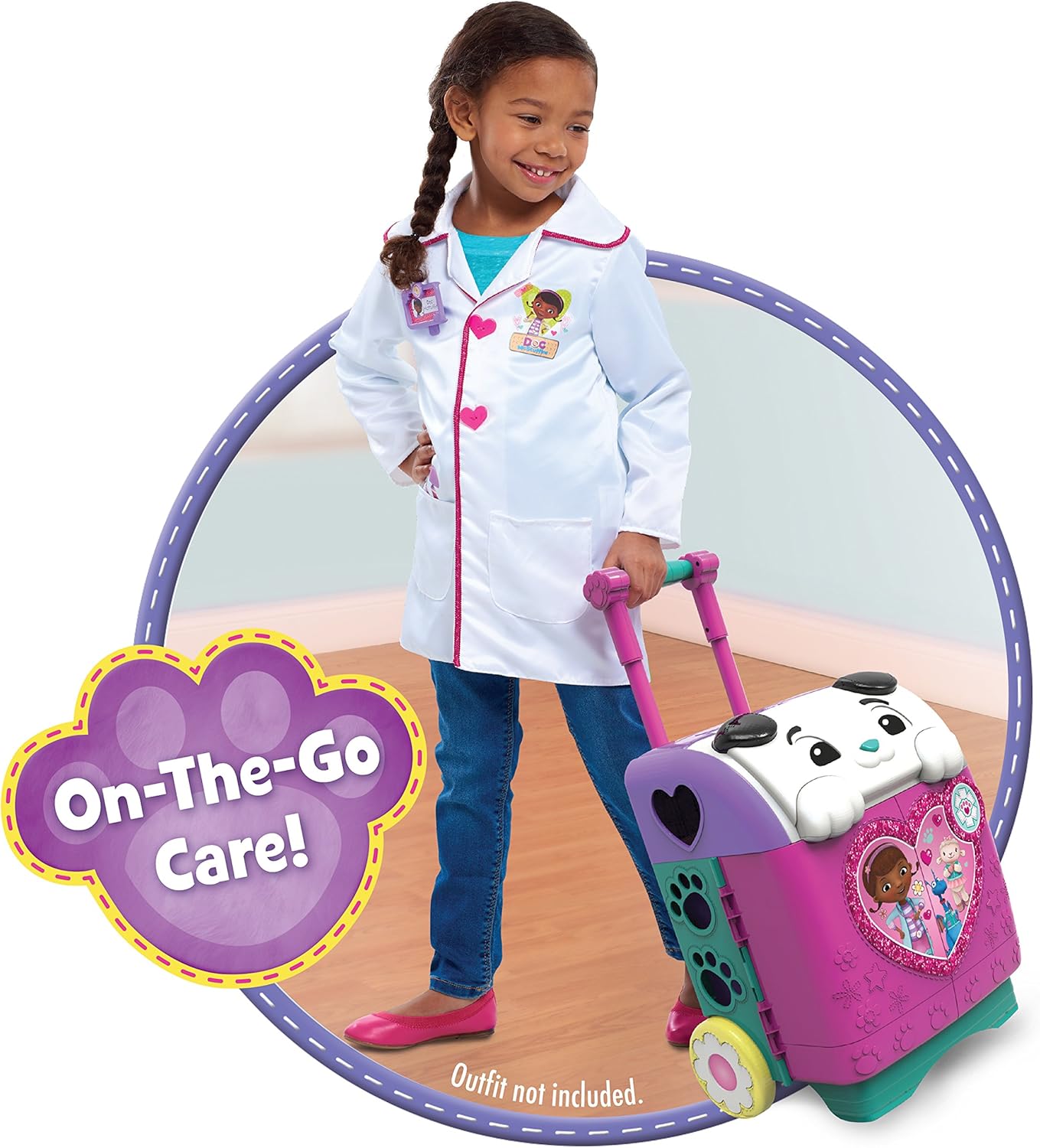 Doc McStuffins 92446 Baby All In One Nursery Pet Rescue Móvel, Multicolorido