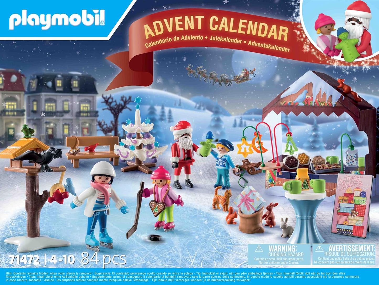 Playmobil Calendário do Advento 71472: uma viagem ao mercado de Natal