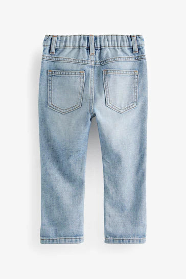 |Boy| Jeans Desgastados - Light Blue Denim (3 meses a 7 anos)