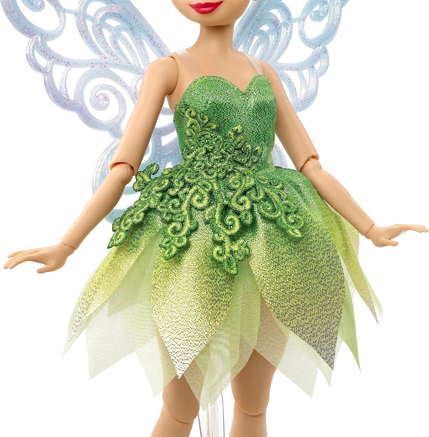 Mattel Boneca Tinker Bell colecionadora da Disney com asas para comemorar os 100 anos de maravilhas da Disney, inspirada no filme da Disney, presentes para crianças e colecionadores