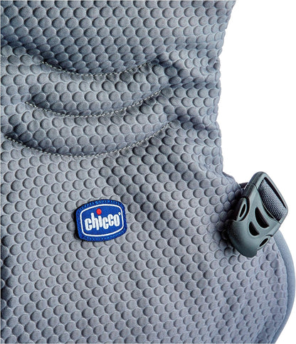 Chicco Porta-bebês Easyfit, cinza lua | Nascimento - 9kg, porta-bebês confortável, totalmente ajustável, voltado para frente e para trás