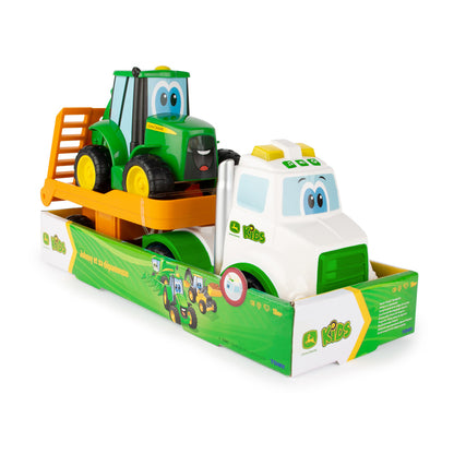 Set de transporte Tomy John Deere Farmin Friends