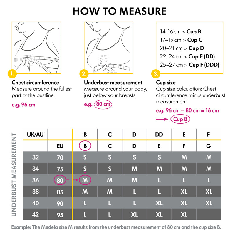 Medela Sutiã de dormir Keep Cool preto grande