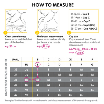 Medela Sutiã de dormir Keep Cool preto grande