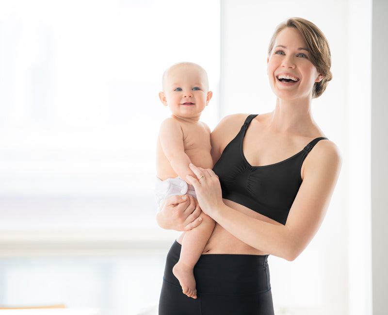 Medela Sujetador de lactancia y maternidad mediano negro