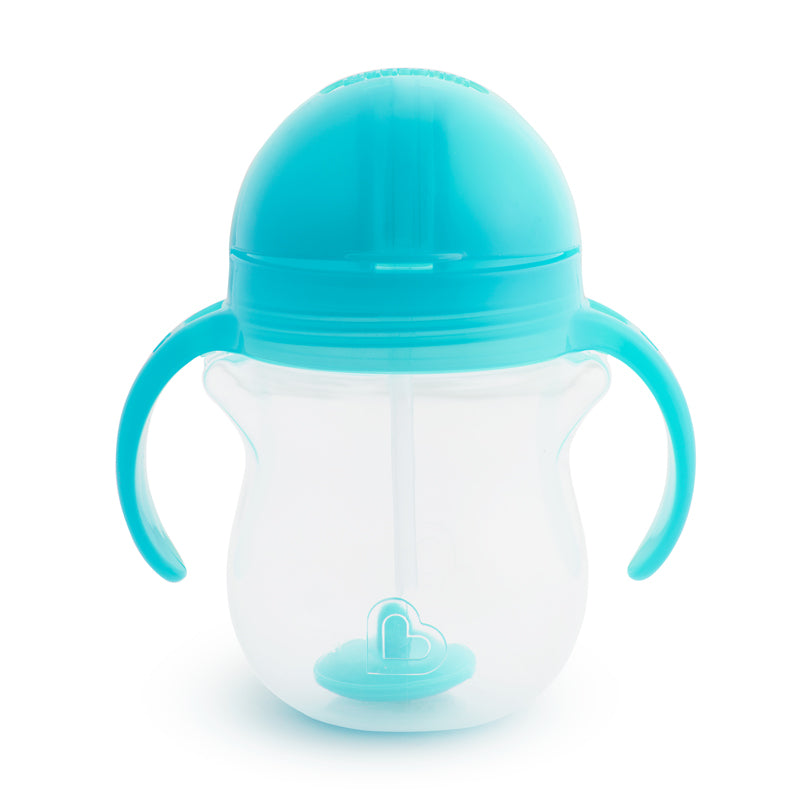 Munchkin Copo de palha ponderada Click Lock Tip & Sip Azul 207ml