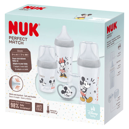 NUK Kit de Mamadeiras inicial de combinação perfeita Disney Mickey