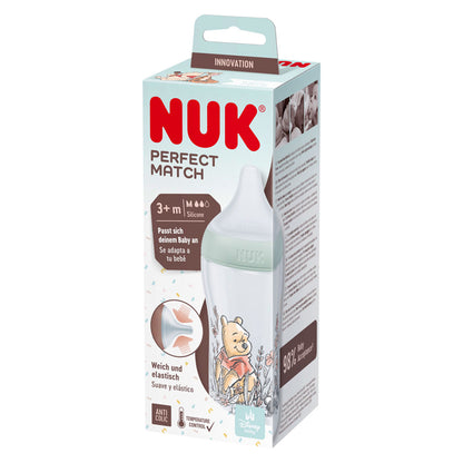 NUK Biberón Perfect Match Control de Temperatura 260ml Winnie the Pooh