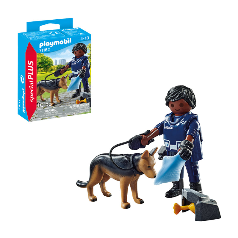 Playmobil Policial Especial Plus Com Cachorro