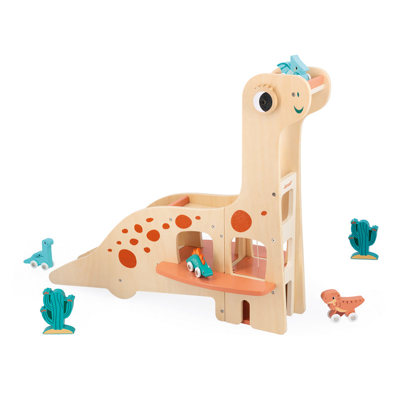 Janod Dino Garage Playset