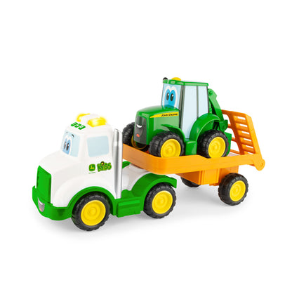 Set de transporte Tomy John Deere Farmin Friends