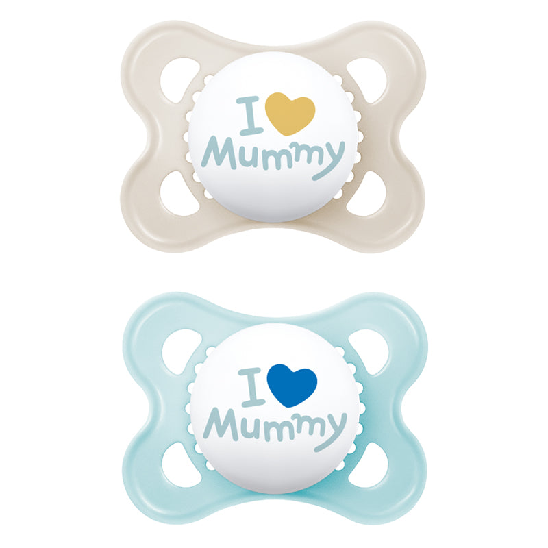 MAM Chupeta Original Azul Múmia 2-6m 2Pk – Anne Claire Baby Store