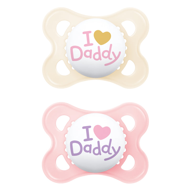 MAM Chupeta Original Rosa Daddy 2-6m 2Pk – Anne Claire Baby Store