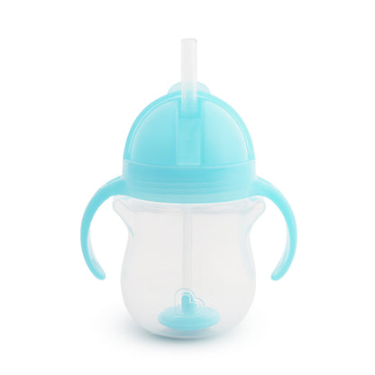 Munchkin Copo de palha ponderada Click Lock Tip & Sip Azul 207ml