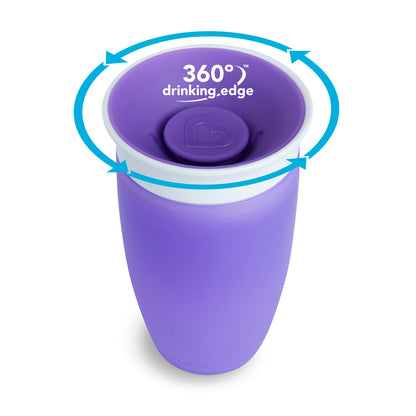 Munchkin Copo com Sippy Miracle 360 Roxo 296ml