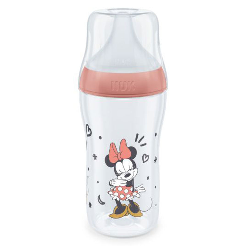 NUK Perfect Match Controle de Temperatura Mamadeira 260ml Minnie Mouse