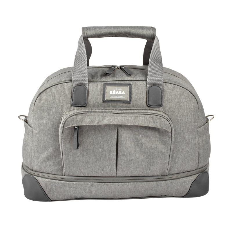 Béaba Amsterdam II Bolso cambiador de viaje expandible Gris Jaspeado