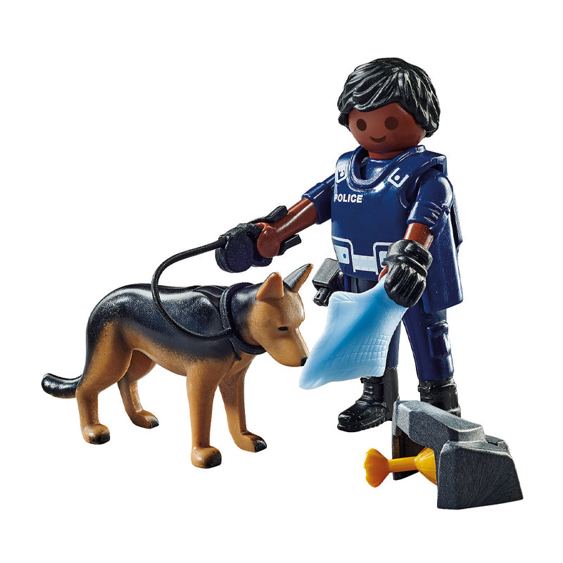 Playmobil Policial Especial Plus Com Cachorro