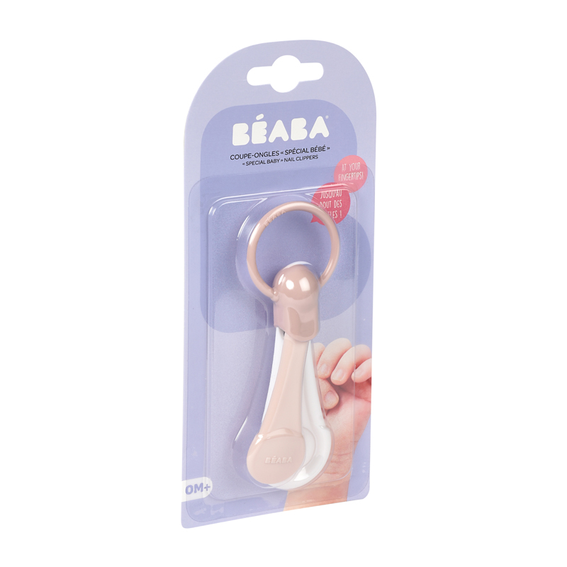 Béaba de bebê unhas-Corta rosa