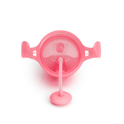 Munchkin Copo de palha ponderada Click Lock Tip & Sip rosa 207ml