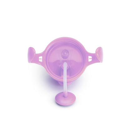 Munchkin  Copo de palha com peso Click Lock Tip & Sip Roxo 207ml