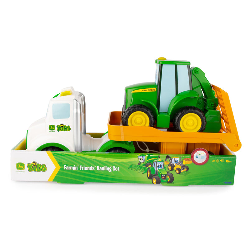 Set de transporte Tomy John Deere Farmin Friends