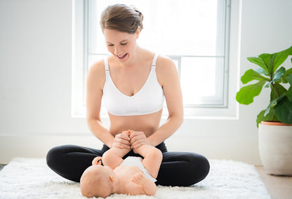 Sujetador premamá y de lactancia blanco grande de Medela