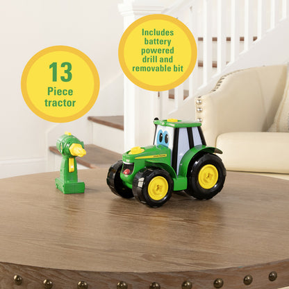 Tomy John Deere construye un tractor Johnny