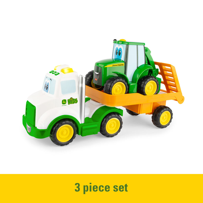 Set de transporte Tomy John Deere Farmin Friends