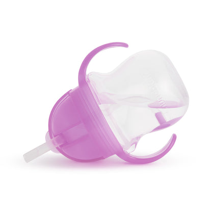 Munchkin  Copo de palha com peso Click Lock Tip & Sip Roxo 207ml