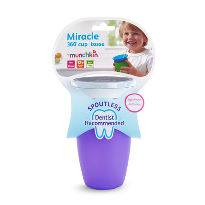 Munchkin Copo com Sippy Miracle 360 Roxo 296ml