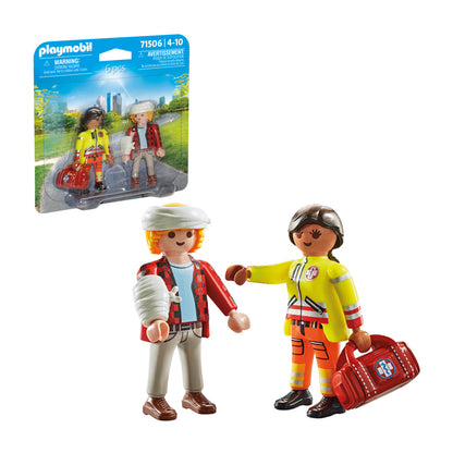 Playmobil  Médico com pessoa ferida Duopack