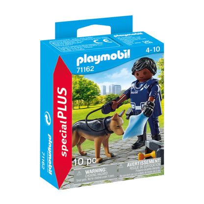 Playmobil Policial Especial Plus Com Cachorro