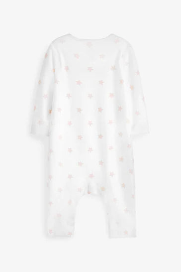 |BabyGirl| Pacote Com 2 Conjuntos Pink Star Kind To Skin Baby Pijamas (0-2 anos)