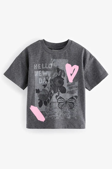 |Girl| Conjunto De Macacão e Camiseta Animal 100% Algodão (3 meses a 8 anos)