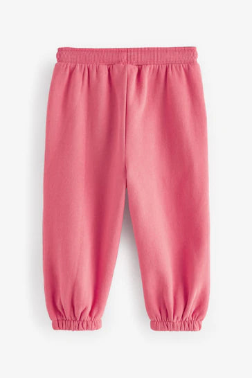 |Girl| Joggers – Rosa Coral (3 meses a 7 anos)