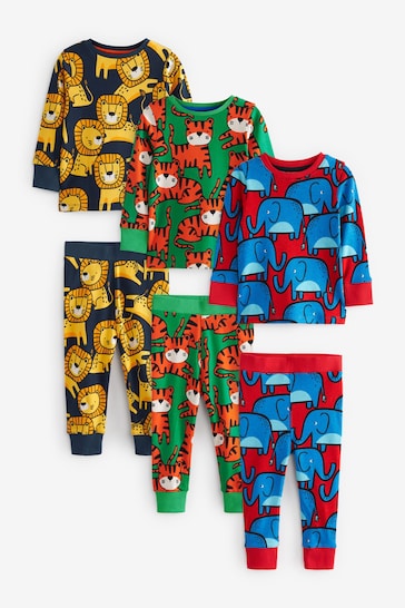 |Niño| Pack de 3 pijamas multicolores de Cozy Pet (de 9 meses a 8 años)