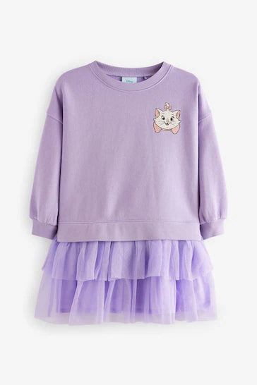 |Girl| Vestido Roxo Marie Sweat Mesh (3 meses a 7 anos)