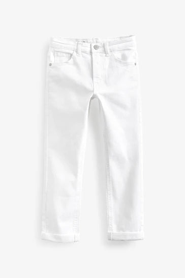 |BigBoy| Five Pocket Jeans Tamanho Normal- White Denim (3-17 anos)