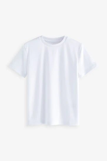 Camiseta Esportiva - White (3-16 anos)