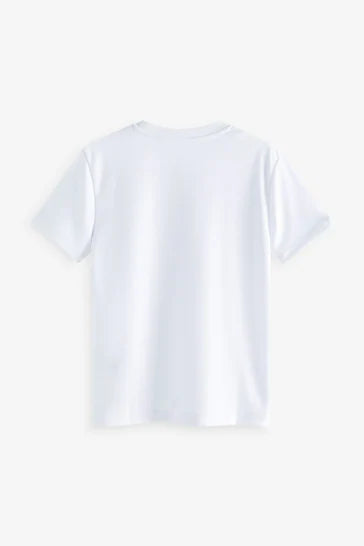 Camiseta Esportiva - White (3-16 anos)