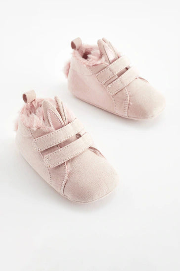 |Niña| Zapatillas altas para bebé Pink Bunny (0-24 meses)