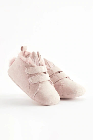 |Niña| Zapatillas altas para bebé Pink Bunny (0-24 meses)