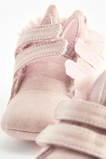 |Niña| Zapatillas altas para bebé Pink Bunny (0-24 meses)