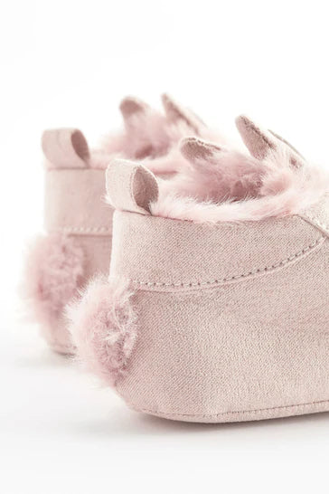 |Niña| Zapatillas altas para bebé Pink Bunny (0-24 meses)