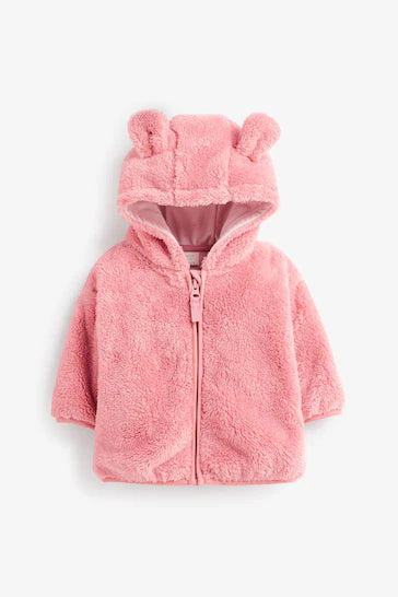 |Niña| Chaqueta polar Cosy para bebé - Rosa (0 meses a 2 años)