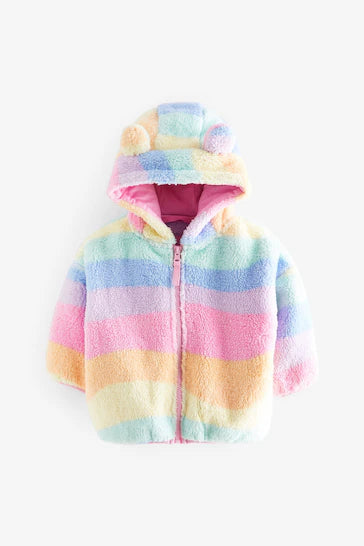 |Niña| Chaqueta polar con cremallera - Arcoíris (3 meses a 7 años)