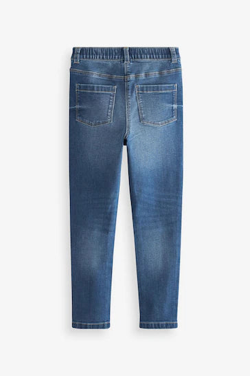 |Girl| Jeggings De Comprimento Longo - Mid Blue (3-16 anos)