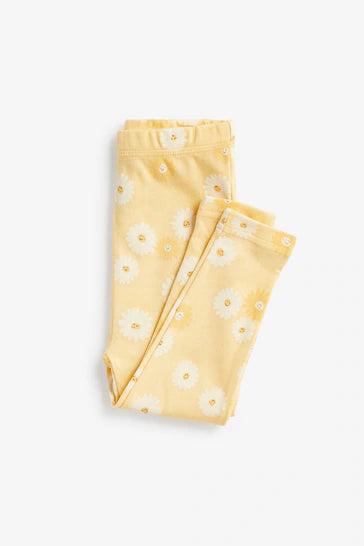 |Niña| Pack de 3 pijamas de flores de conejo rosa/amarillo (de 9 meses a 8 años)